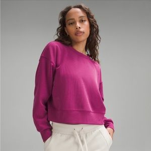 lululemon Ribbed Softstreme Perfectly Oversized Cropped Crew